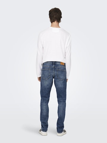 Only & Sons Slimfit Jeans 'WEFT' i blå