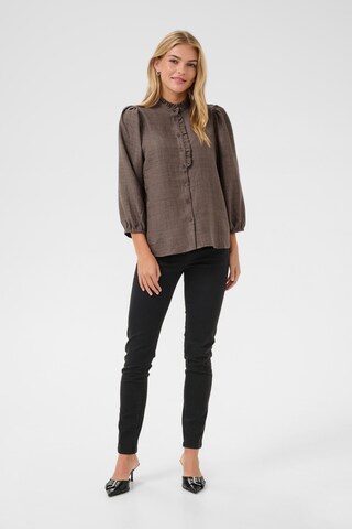 Kaffe Bluse 'Ellen' in Braun