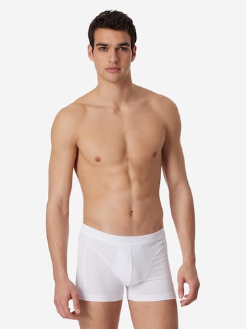 SCHIESSER Boxer shorts 'Long Life Cotton' in White