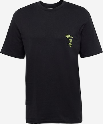 JACK & JONES Shirt 'CHAIN' in Black: front