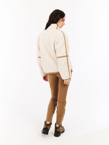 PROTEST Fleece Jacket 'PRTRed' in Brown