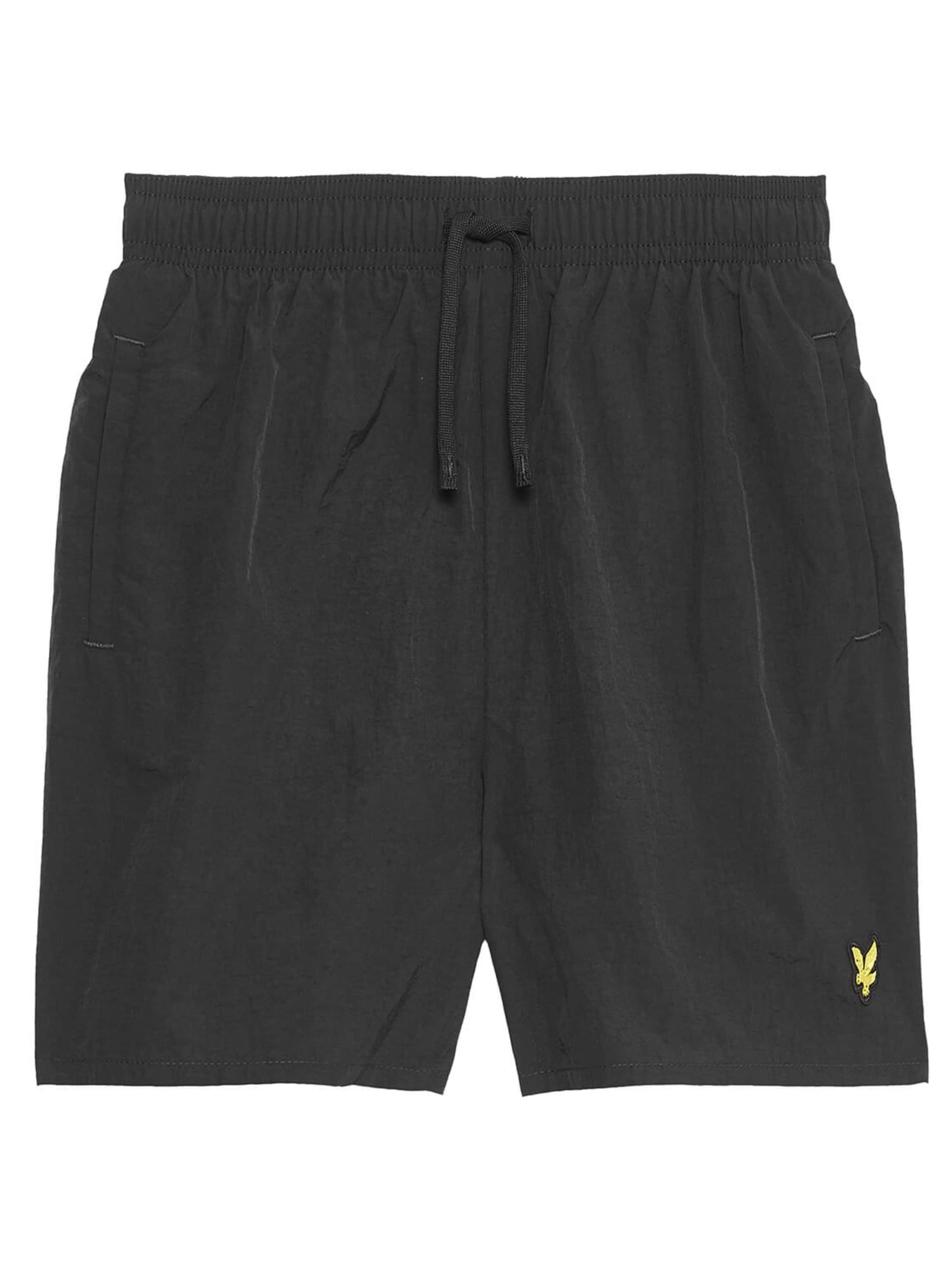 Lyle & Scott Zwemshorts in Zwart: voorkant