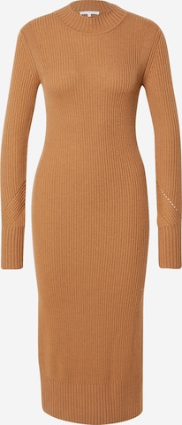 PATRIZIA PEPE Knitted dress 'ABITO' in Brown: front