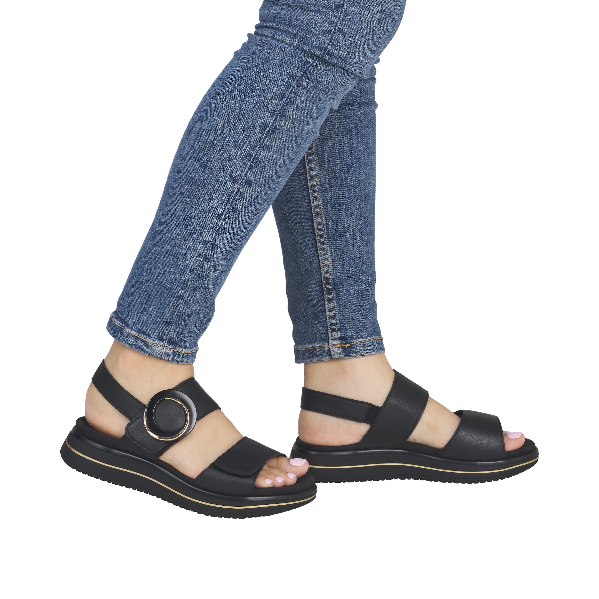 Sandalo di REMONTE in nero