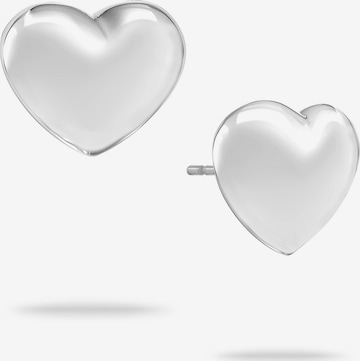 Echtzeit Earrings in Silver: front