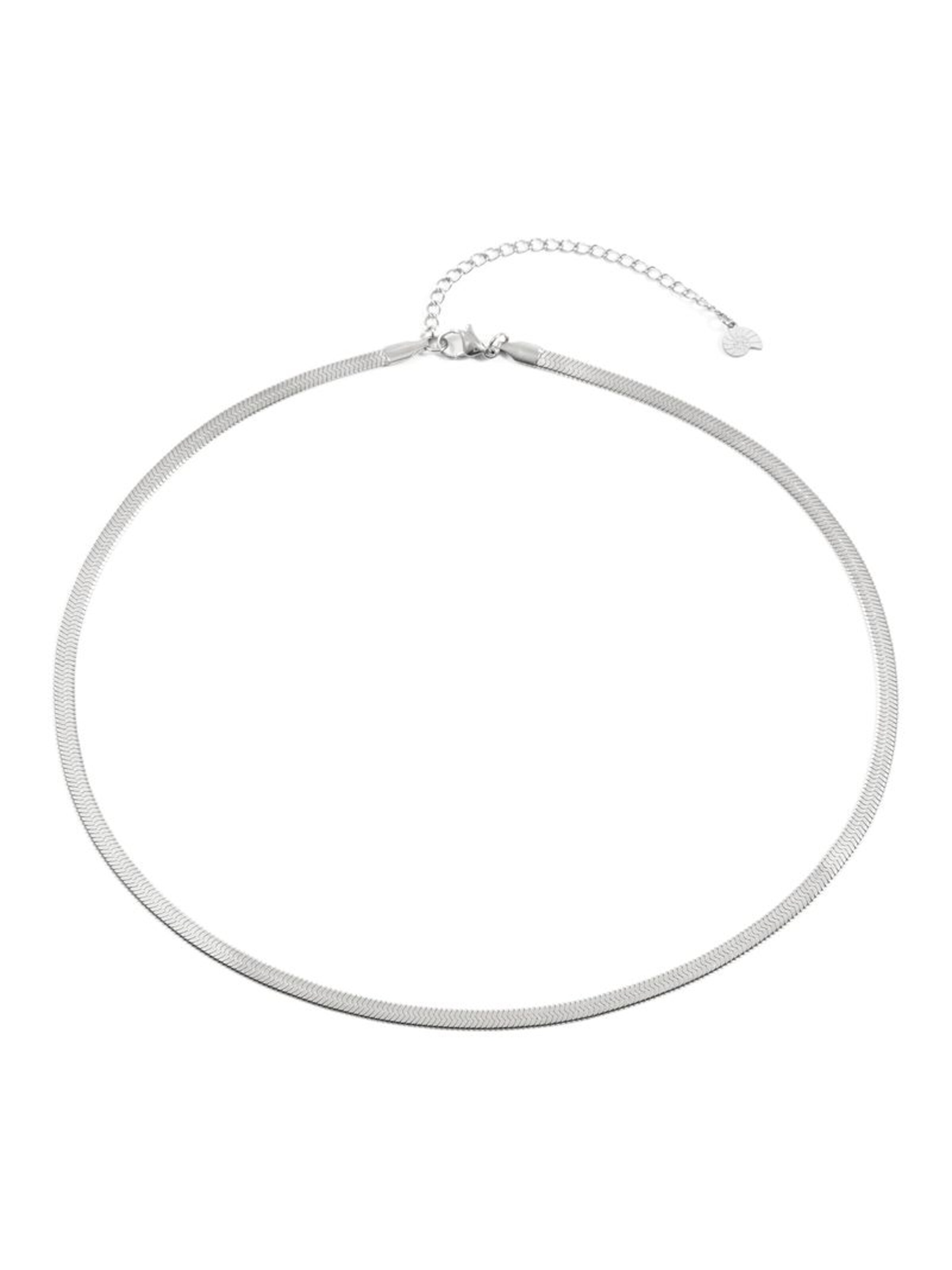 Hey Happiness Ketting 'Viper' in Zilver