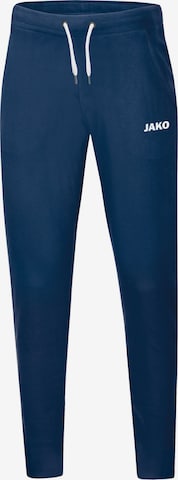 JAKO Tapered Sporthose in Blau: Vorderseite