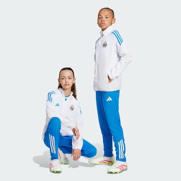 Coupe slim Pantalon de sport 'Real Madrid Tiro 25 Competition' ADIDAS PERFORMANCE en bleu : devant