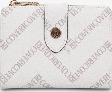 Portamonete 'Portafoglio donna Coveri Collection con bottone - Compatto e elegante' di Coveri Collection in bianco: frontale