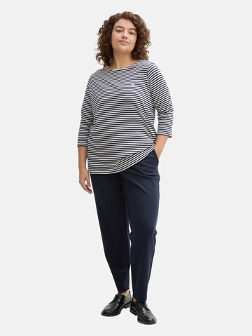 T-shirt Tom Tailor Women + en bleu