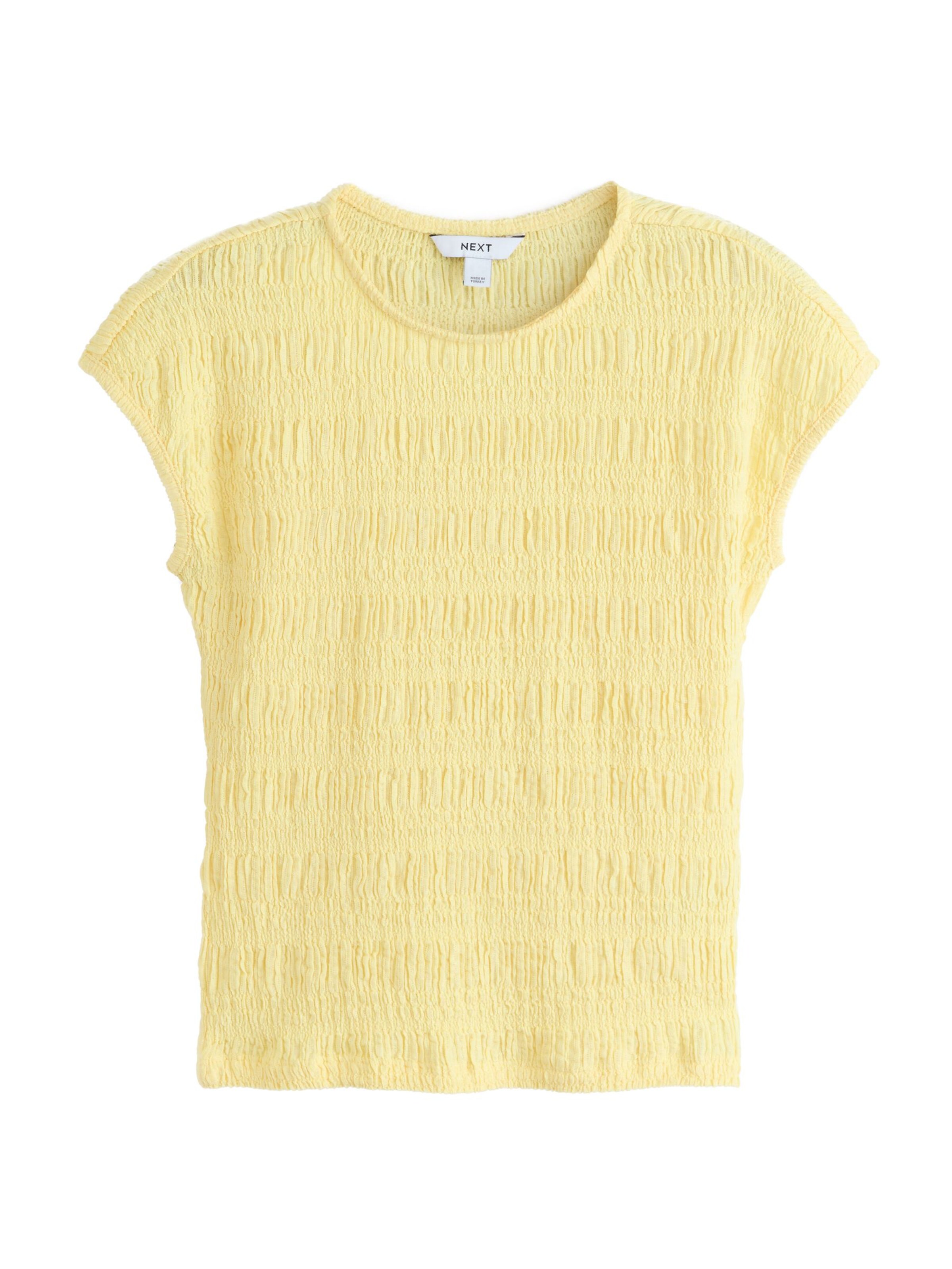 Next Shirt in Geel: voorkant