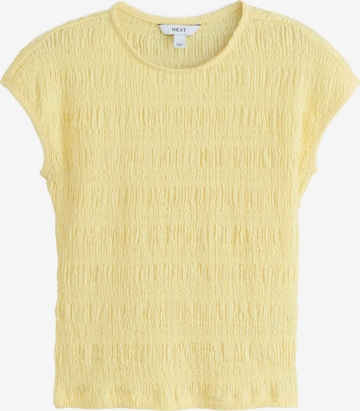 Next Shirt in Geel: voorkant