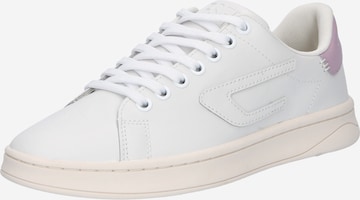 DIESEL Låg sneaker 'Athene' i vit: framsida