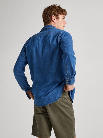 Pepe Jeans Regular Fit Hemd 'HAMMOND' in Blau