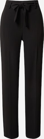 GERRY WEBER Regular Pleated Pants in Black: front