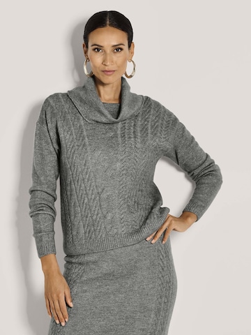 Pull-over MADELEINE en gris : devant