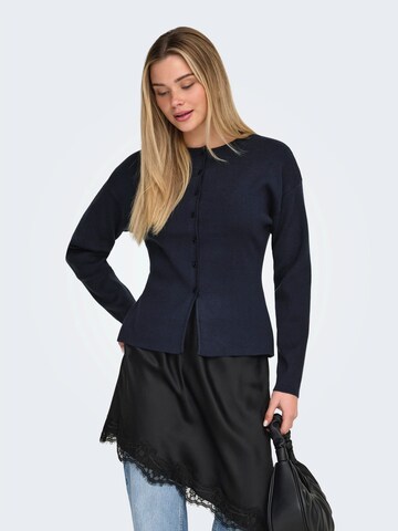 ONLY Strickjacke 'ONLLucy' in Blau: Vorderseite
