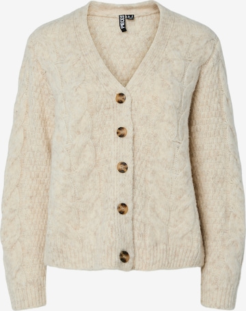 Giacchetta 'PCNINA' di PIECES in beige: frontale