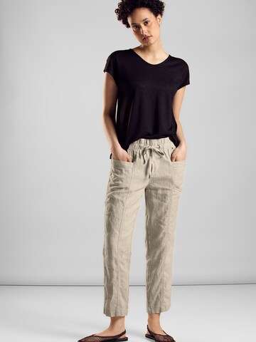 STREET ONE Loosefit Hose in Beige