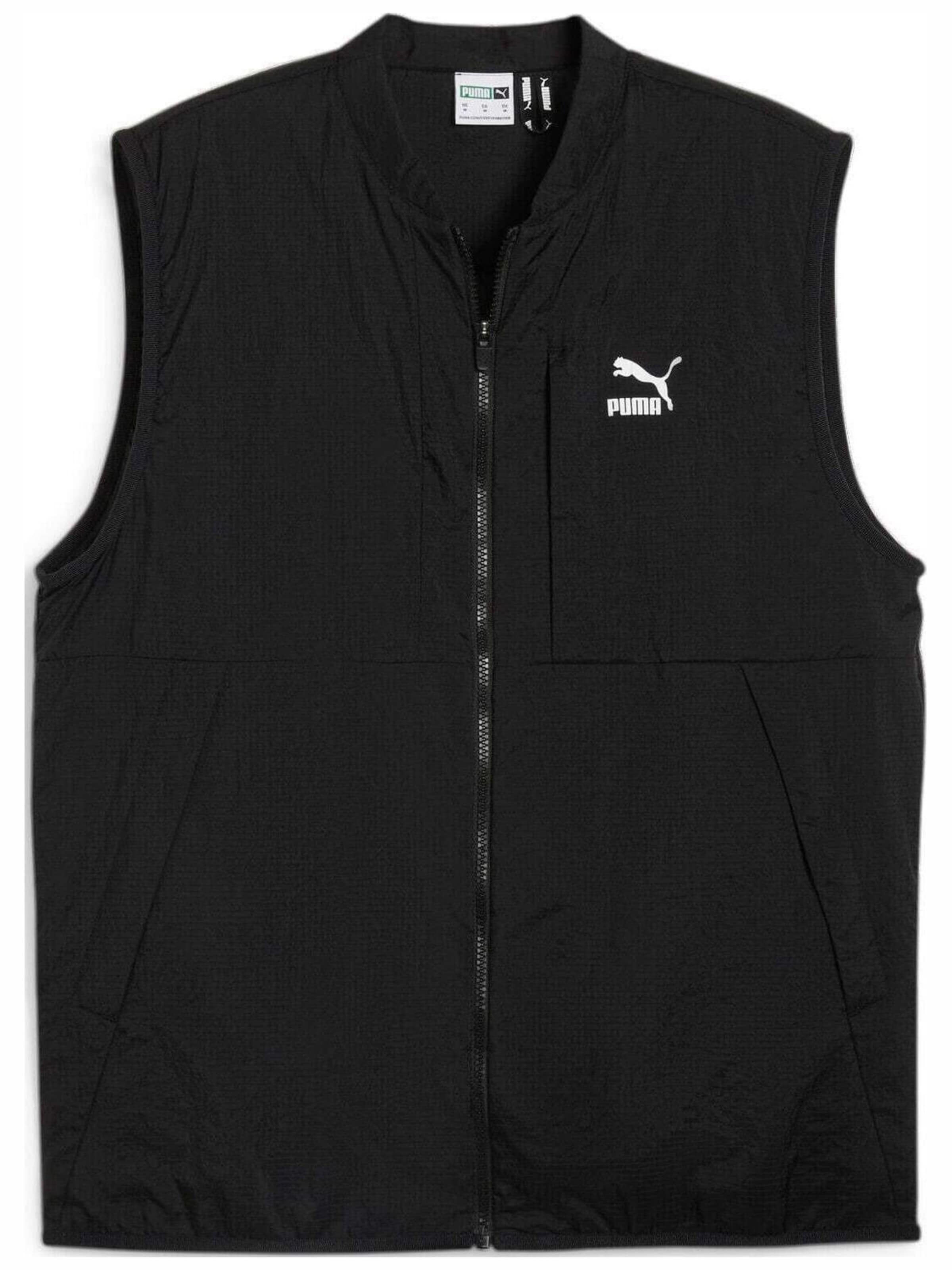 PUMA - Chaleco 'Puma Classics Vest' en negro: frente