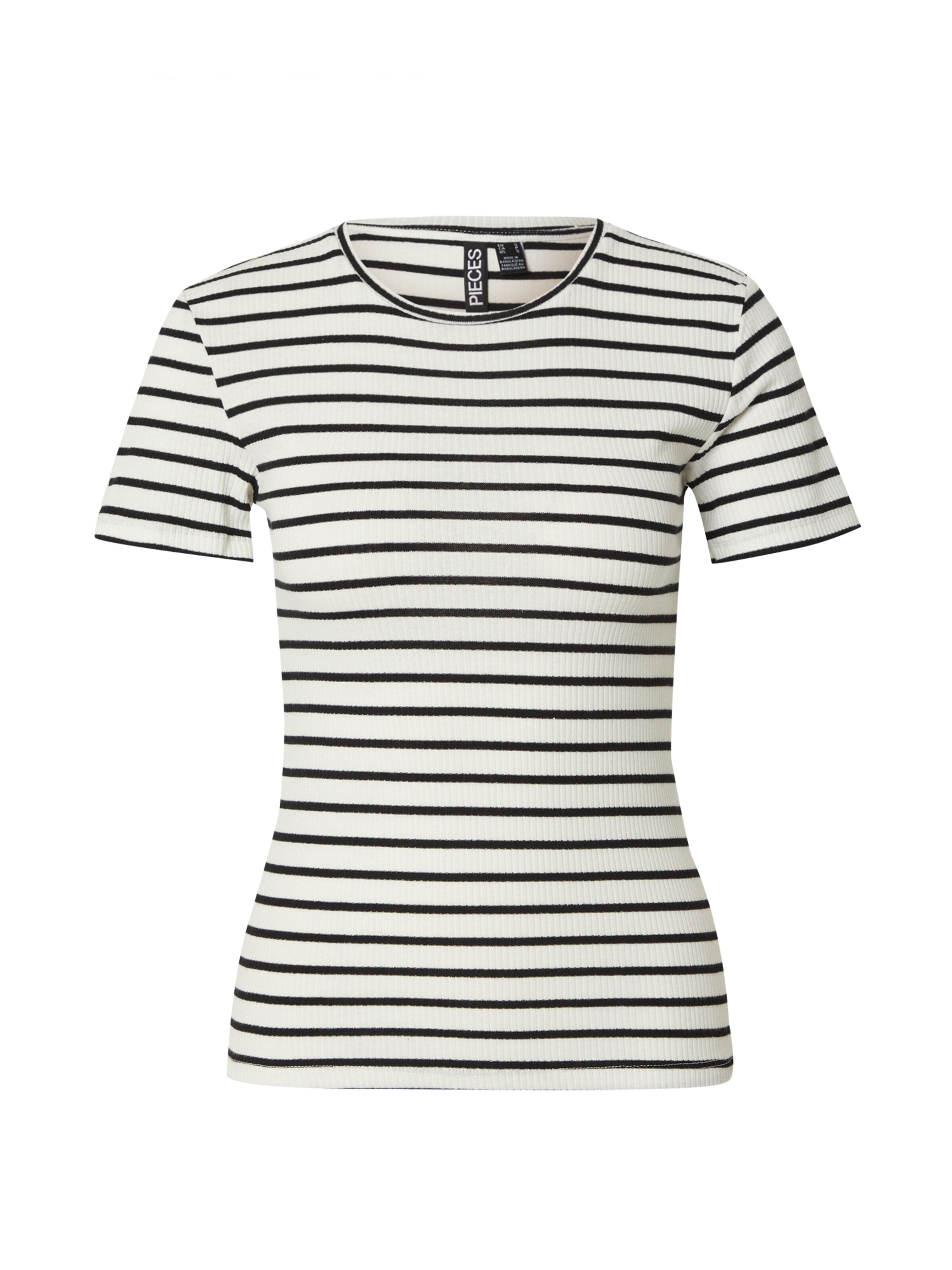 PIECES Μπλουζάκι 'PCRUKA' σε λευκό: μπροστά