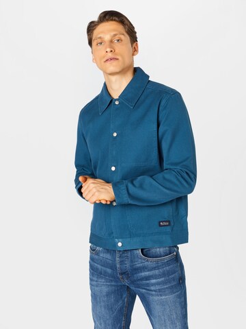 Veste mi-saison Ben Sherman en bleu : devant