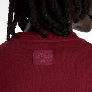 Sweat-shirt new balance en rouge