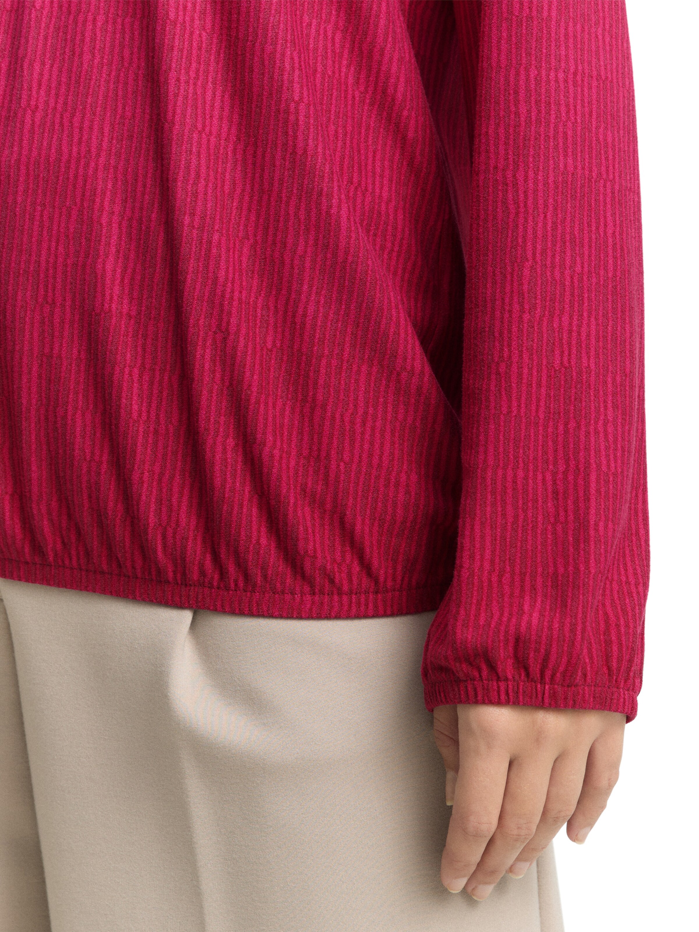 TOM TAILOR - Camisa em vermelho