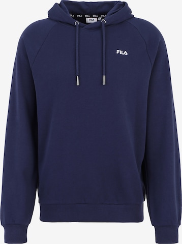 FILA Tapered Sweatshirt in Blauw: voorkant