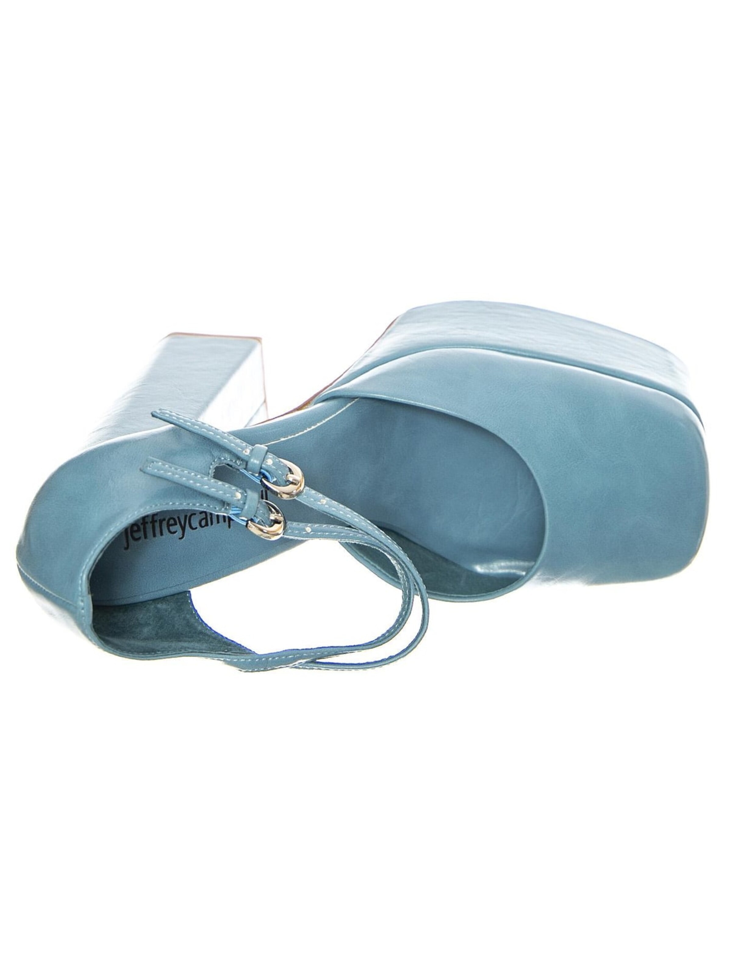 Jeffrey Campbell Pumps 'W' Leila Blue Patent Shoes' in Blauw