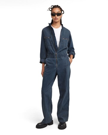 G-STAR Jumpsuit in Blue: front