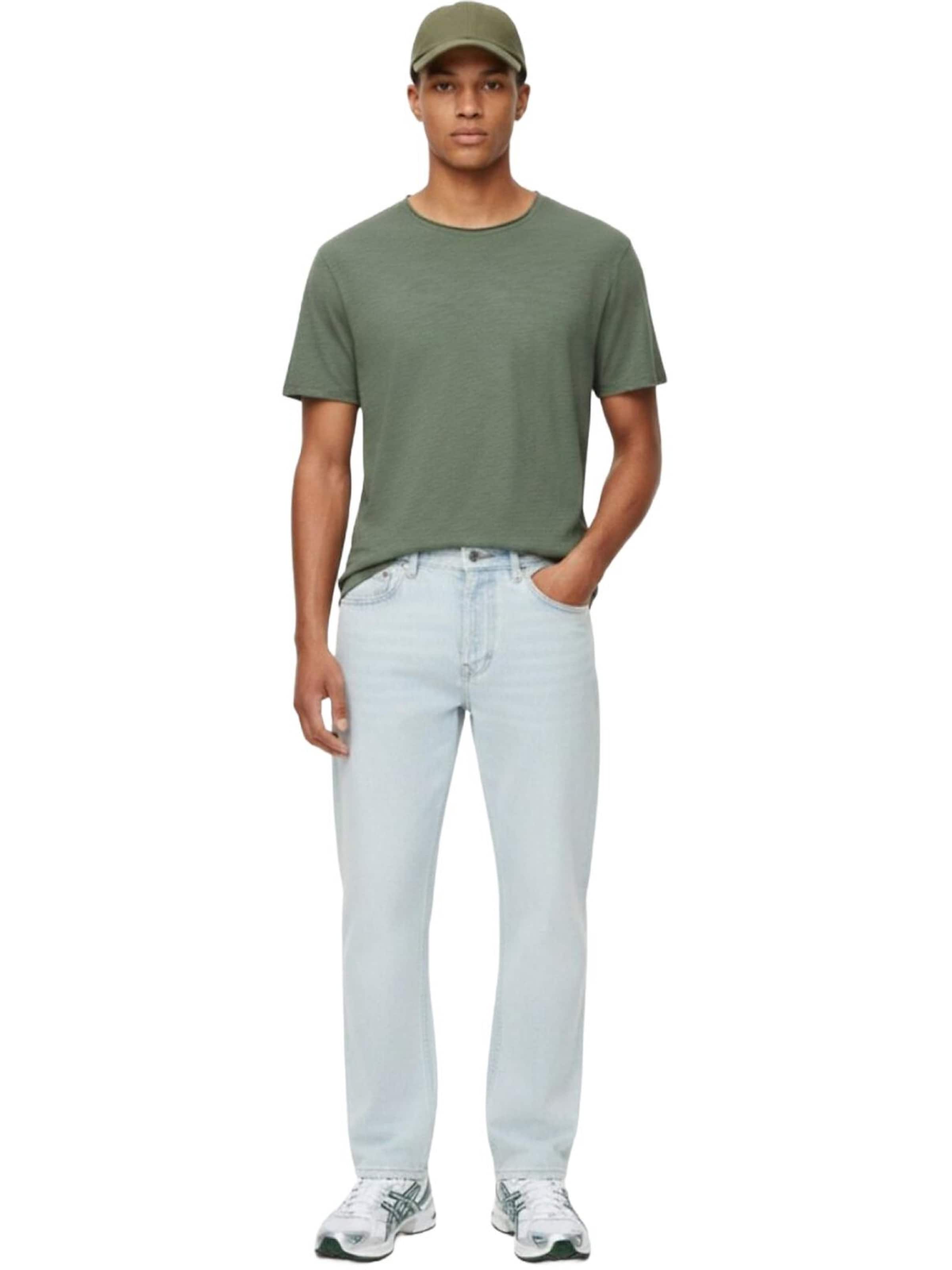 LTB Jeans - Camiseta 'LTB Jeans Herren Basic Kurzarm-T-Shirt' en verde: frente