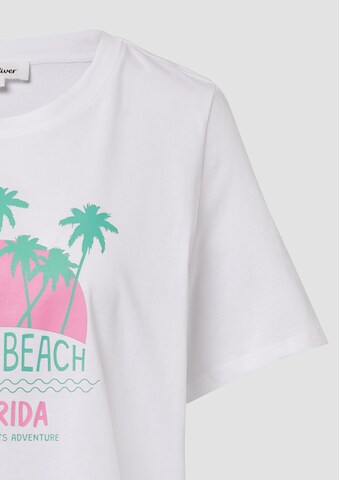 T-shirt s.Oliver en blanc