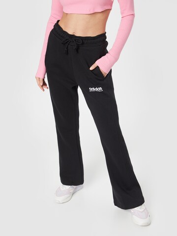 ADIDAS SPORTSWEAR Regular Workout Pants 'All Szn Fleece Graphics' in Black: front