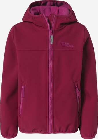 JACK WOLFSKIN Performance Jacket 'FOURWINDS' in Red: front