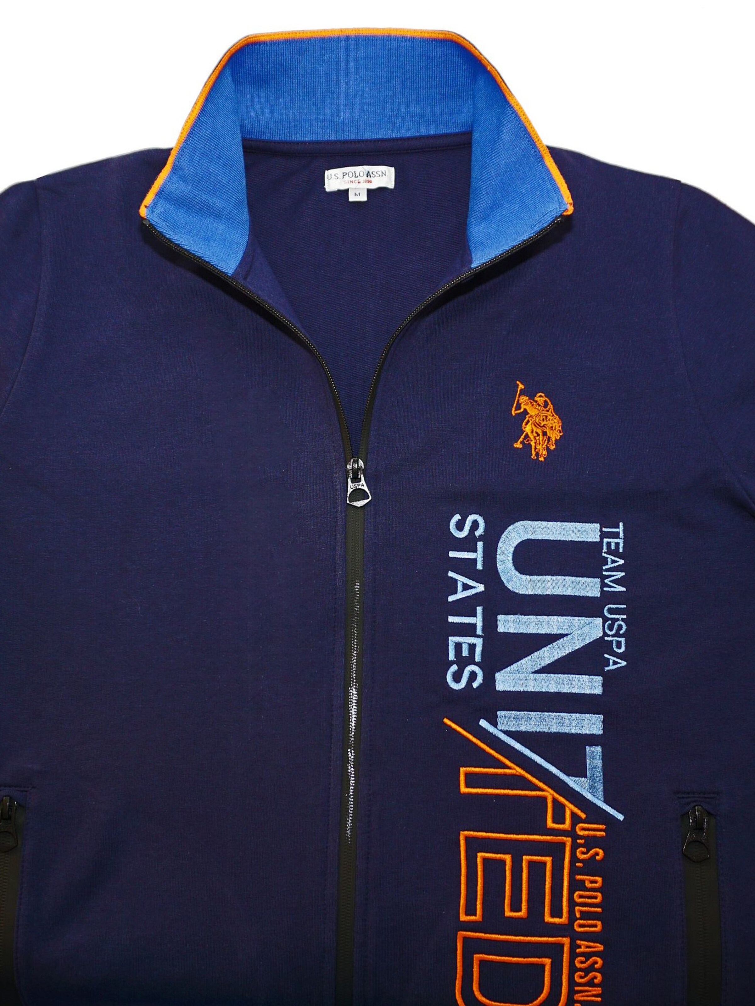 Giacca di felpa di U.S. POLO ASSN. in blu