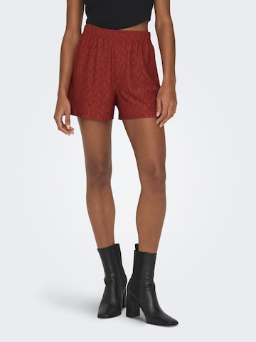 ONLY Regular Shorts 'Dalia' in Rot: predná strana