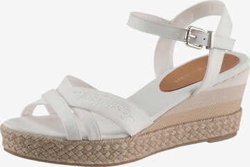 Sandales TOMMY HILFIGER en blanc : devant