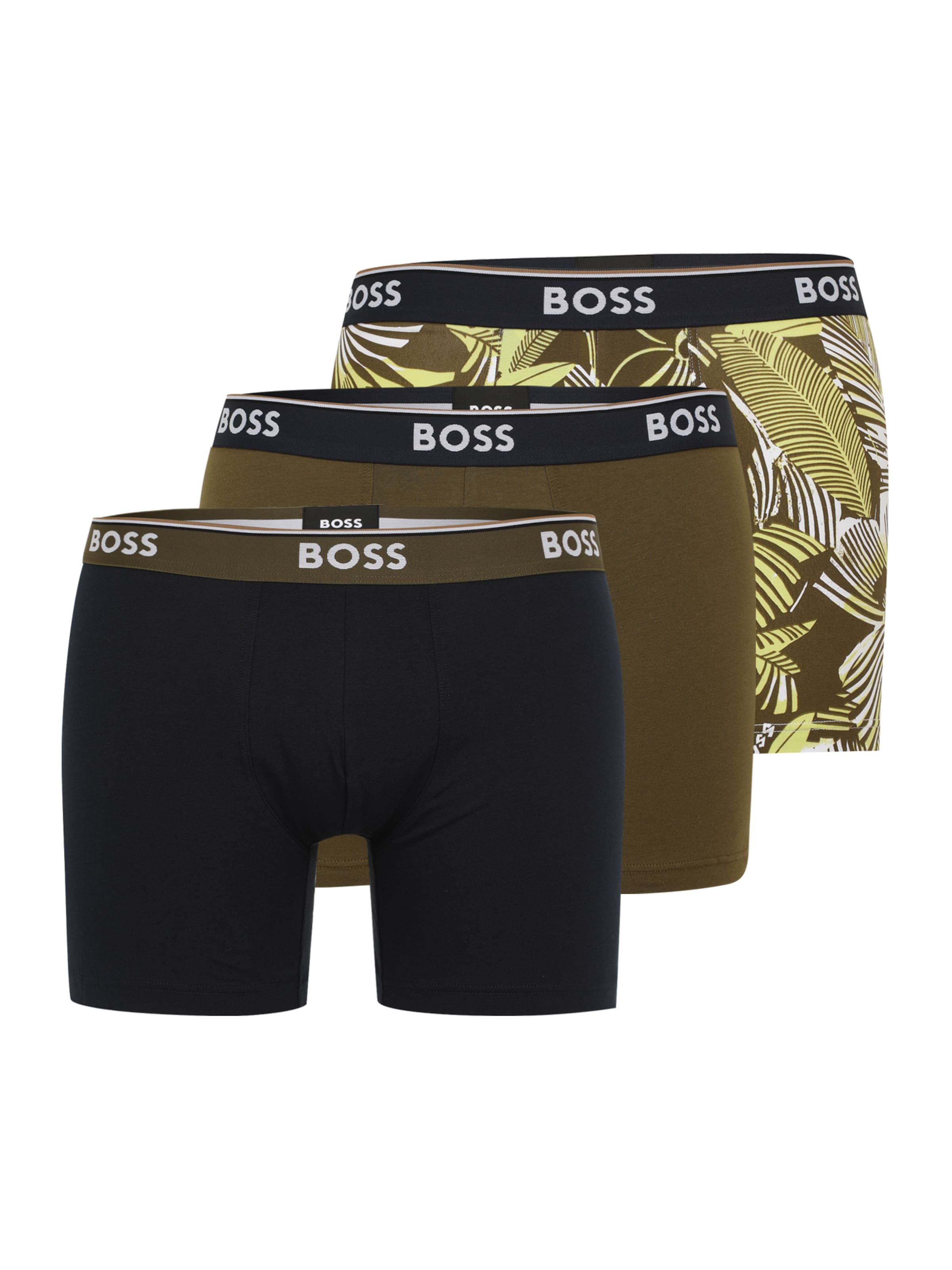 Boxers 'Power' BOSS en vert : devant