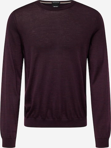 BOSS Black Sweater 'Leno' in Red: front