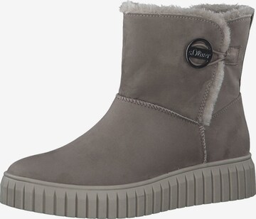 s.Oliver Ankle Boots in Grey: front