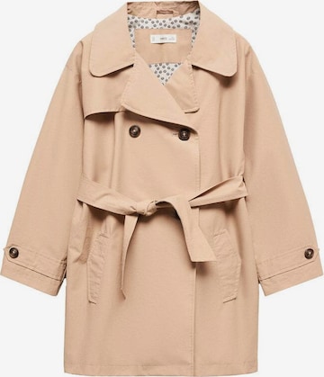 MANGO KIDS Coat in Beige: front