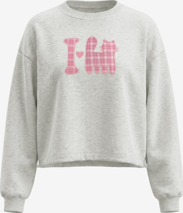 Sweat-shirt MYMO en gris : devant
