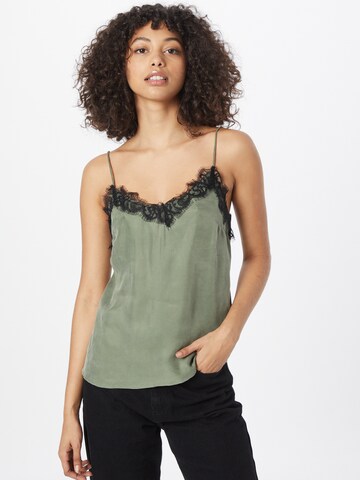 Superdry Blúz 'Cami' - zöld: elől