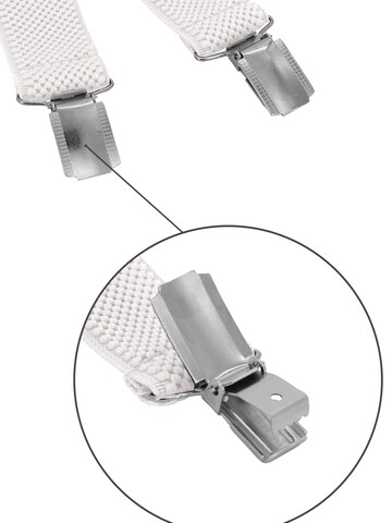 Fabio Farini Suspenders in White