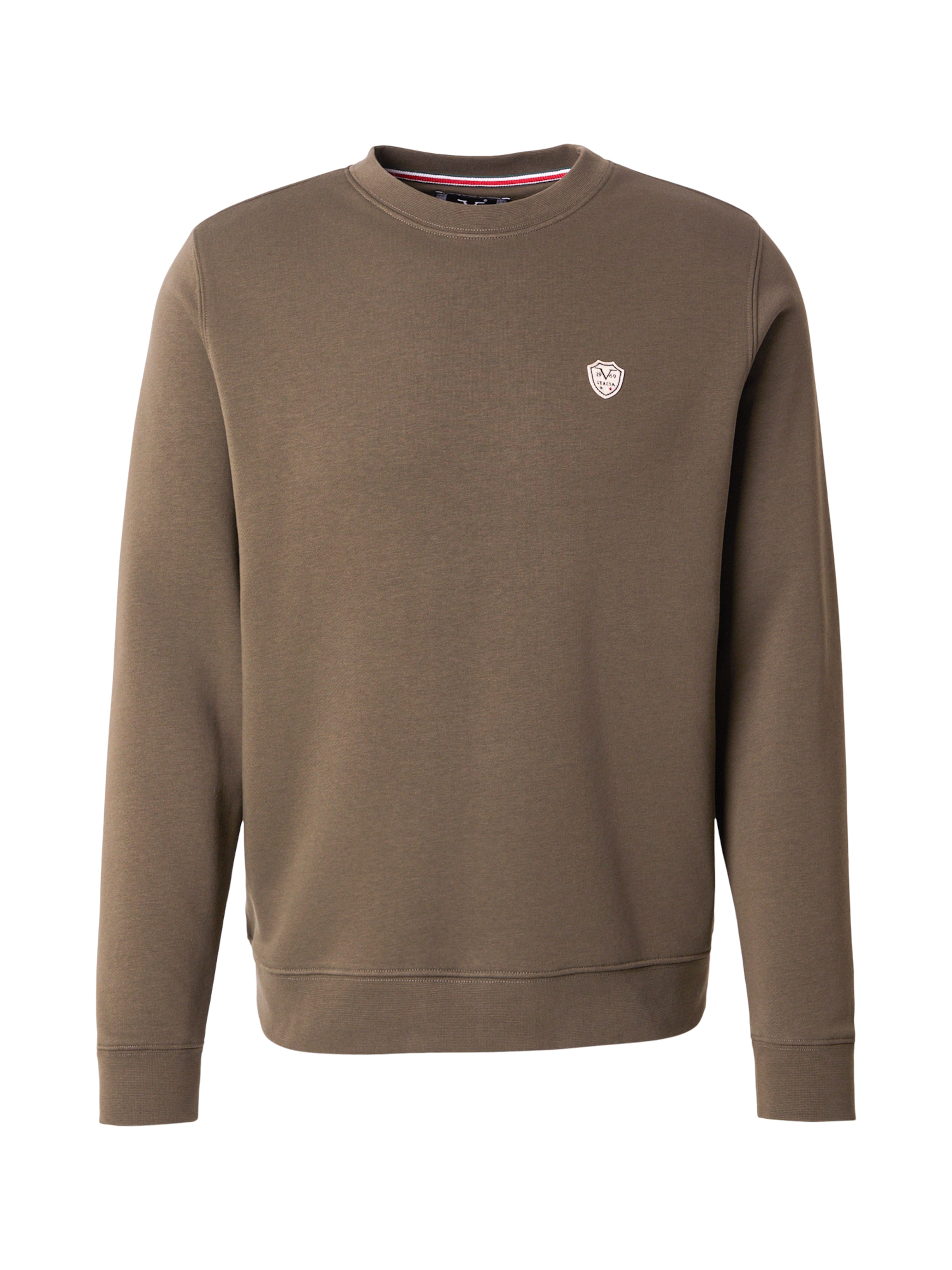 19V69 ITALIA Sweatshirt 'Nico' in Grün: Vorderseite