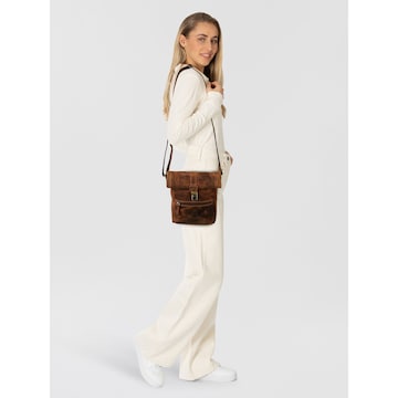 Sac à bandoulière GREENBURRY en marron