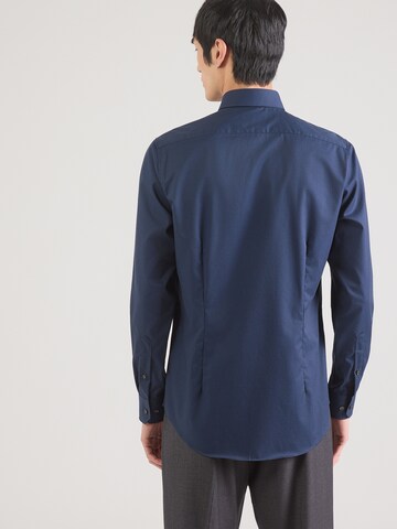 Michael Kors Slim fit Overhemd in Blauw: terug