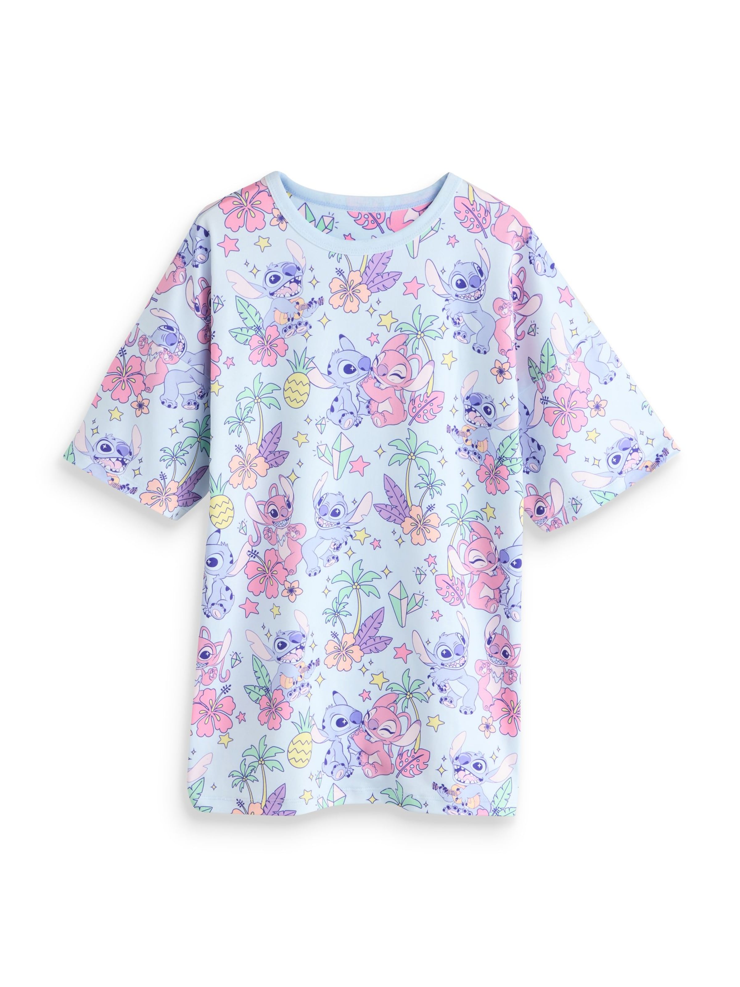 Chemise de nuit 'Lilo and Stitch' Next en beige