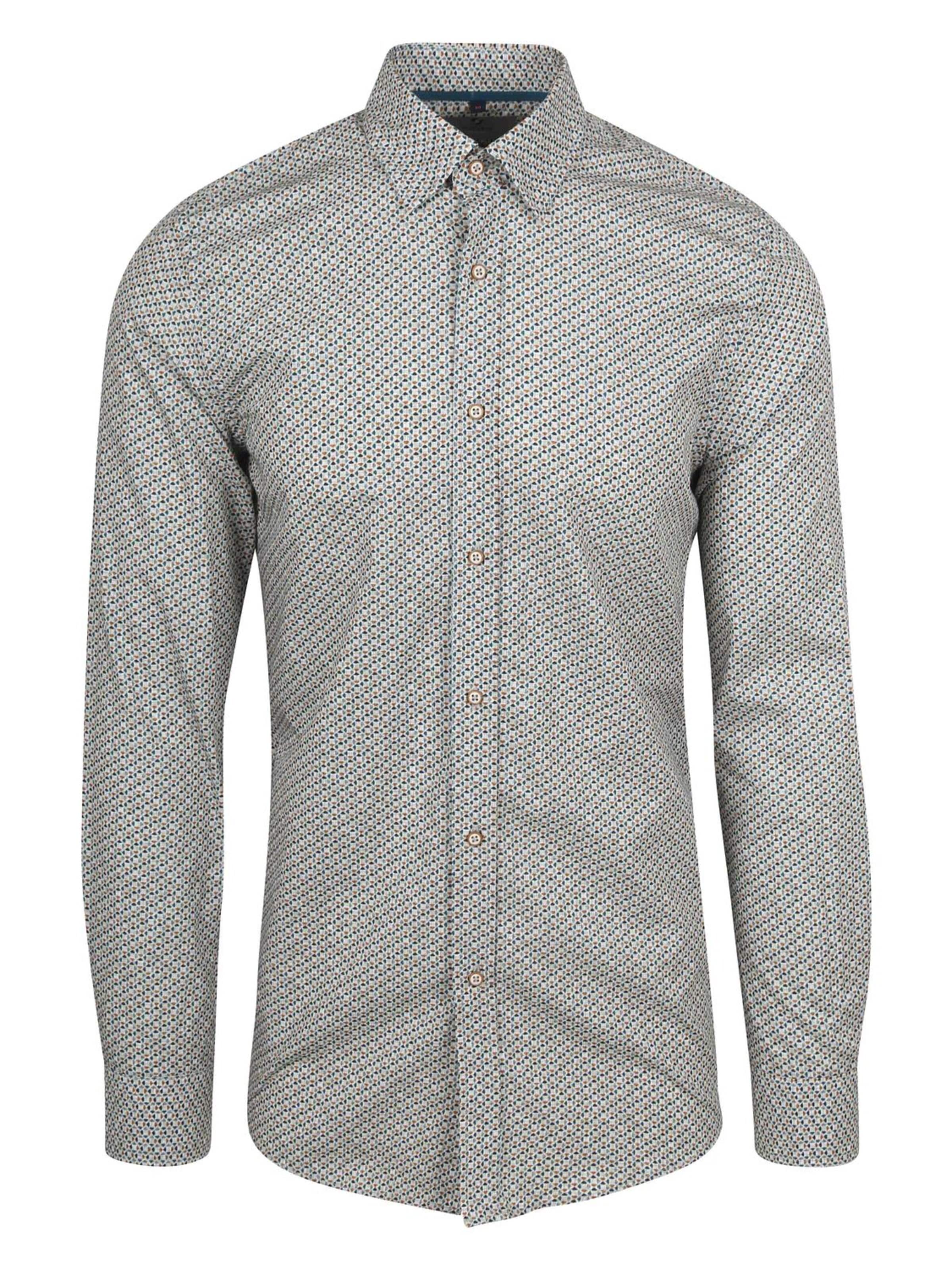 Suitable Slim fit Overhemd in Blauw: voorkant